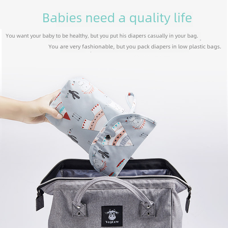 Baby Diaper Storage Bag for Travel and Convenience