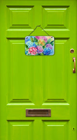 Hydrangeas in Watercolor Wall or Door Hanging Prints