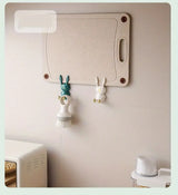 Cute Rabbit Bathroom Toothbrush Holder and Hook Storage