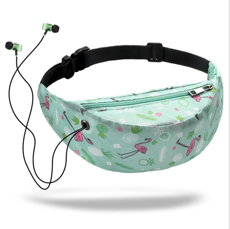 Digital Printed Women's Outdoor Waist Bag
