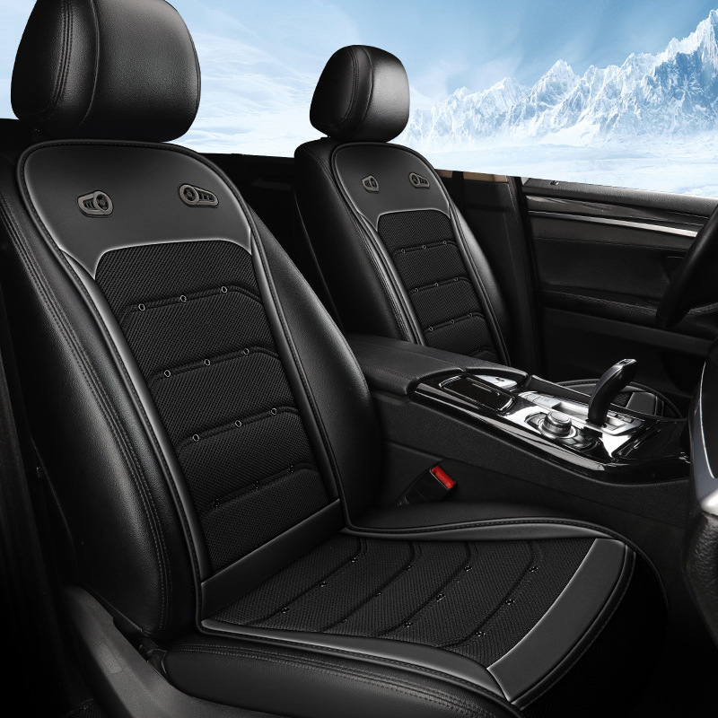 Summer Cooling Car Seat Cushion with Intelligent Fan – Breathable, Universal Fit