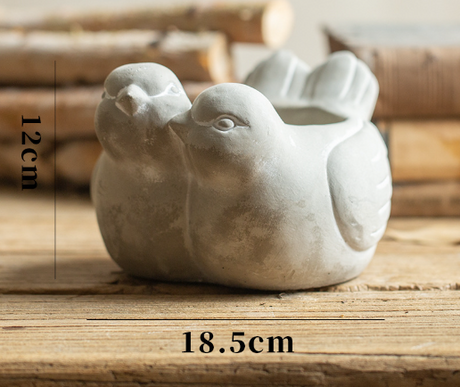 Vintage Animal Succulent Pot for Garden Decor