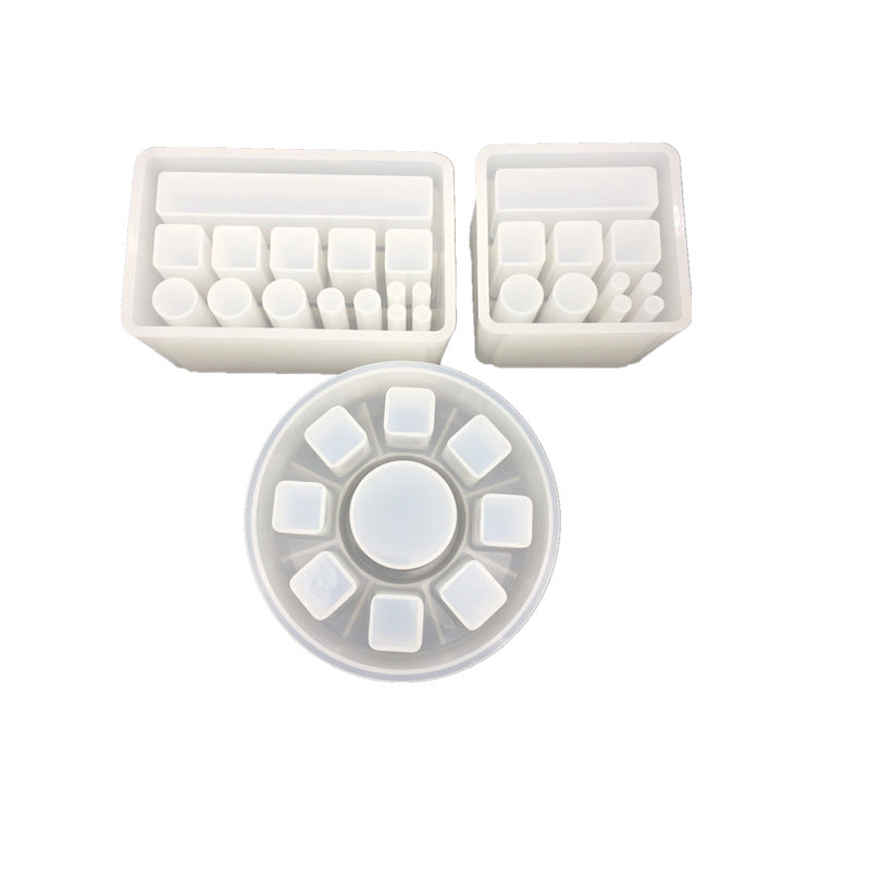 DIY Crystal Epoxy Mold for Lipstick Storage Box
