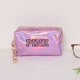 Waterproof Fashionable PU Laser Makeup Bag - Customizable