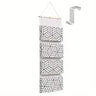 Over Door Hanging Storage Bag with 4 Pockets