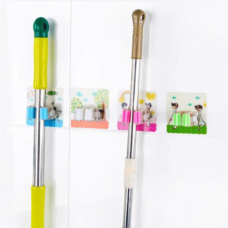 Mop Holder, Bathroom Storage Rack