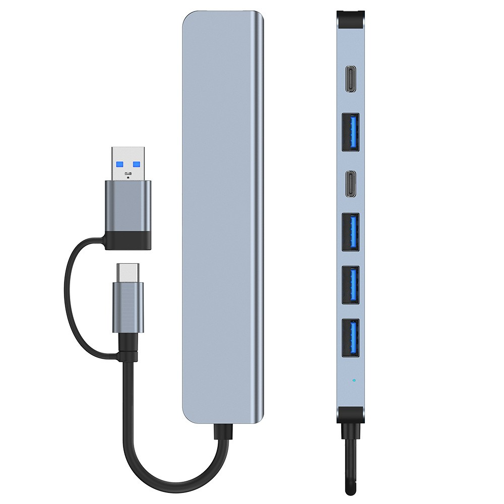 Type-C Docking Station 7-in-1 USB Hub for Huawei and Laptops