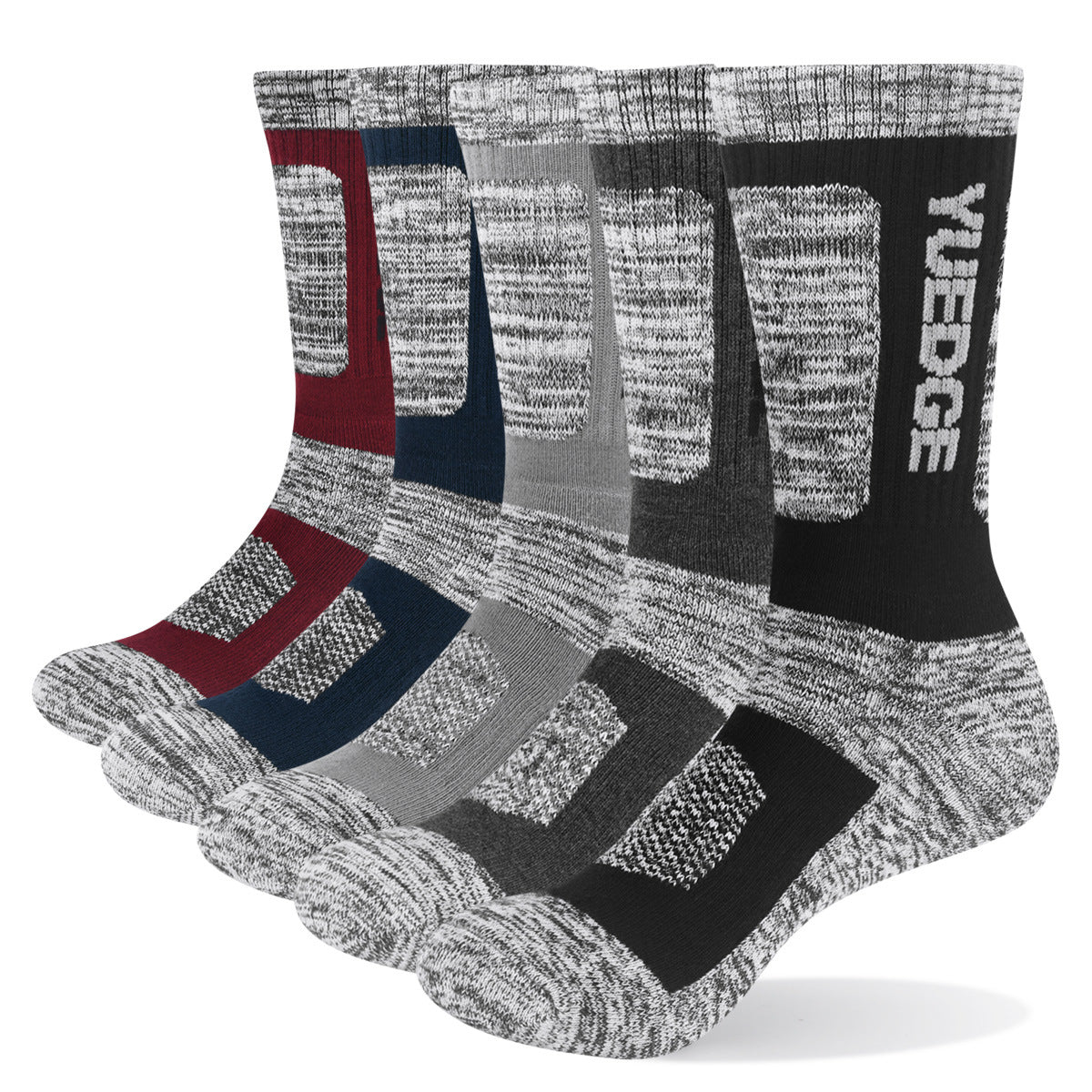 Men's Cotton Thick Outdoor Sports Socks for Hiking
