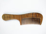 Sandalwood Hair Comb - Green Wooden Meridian Comb