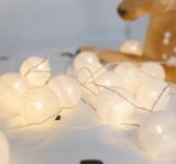LED Cotton Thread Starry Lantern String Lights