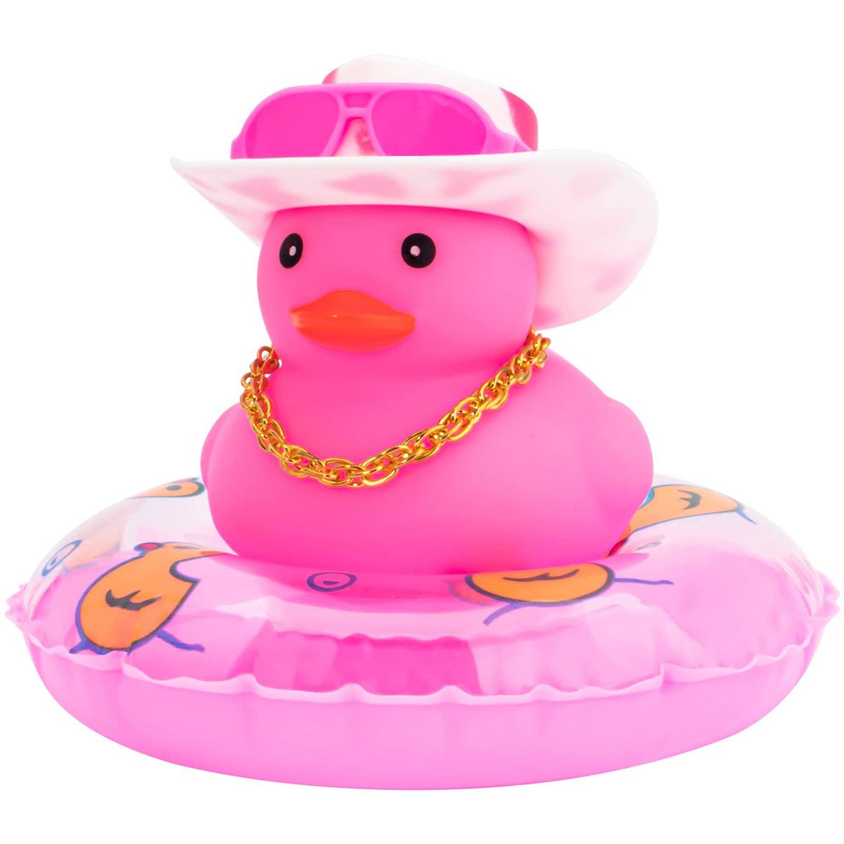 wonuu Car Accessories Rubber Ducks Dashboard Decorations Rubber Duck Pink Accessories Dashboard Duck Car Decorations Car Ducks for Dashboard Car Duck Car Dashboard Decorations RPG#pink-whitepink