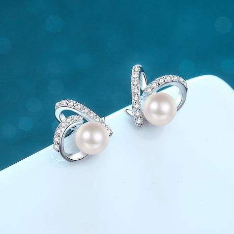 Freshwater Pearl Engagement Stud Earring - Atlantic Shopping Mall