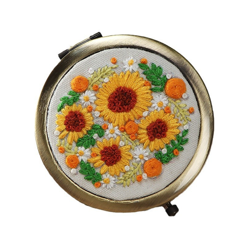 DIY Embroidery Kit for Makeup Mirror Beginners