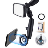 Goture Phone Mount for Car Rear View Mirror Phone HolderCell Phone Holder Car Rearview Mirror MountStrong Magnet Rotatable Car Mount Phone Holder