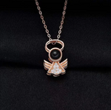 100 Languages Angel Projection Necklace