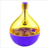 Wobbling Pet Toy and Automatic Food Dispenser Ball