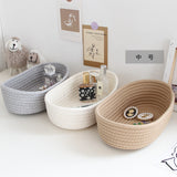 Scandinavian Cotton Rope Storage Basket Organizer