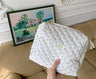 Korean Quilted Portable Cosmetic Storage Bag for Women