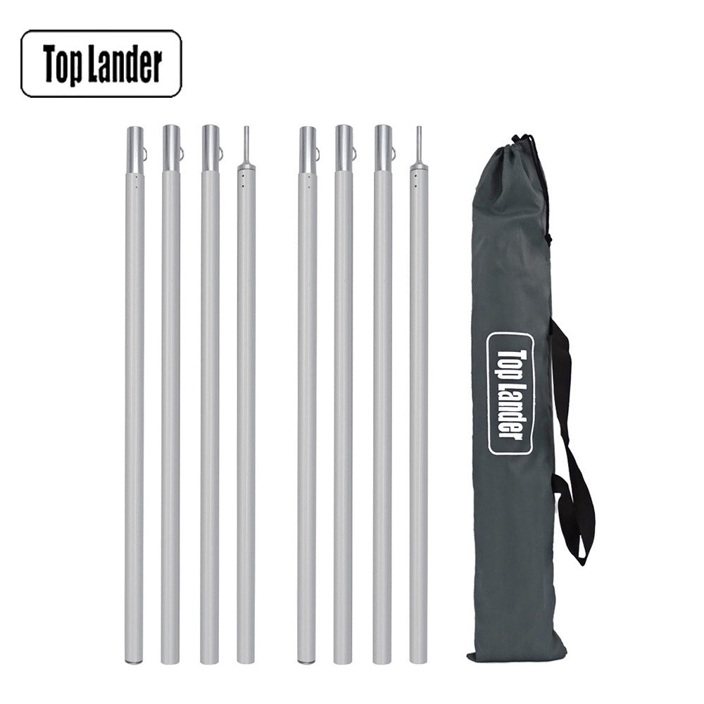 Adjustable 2m Aluminum Camping Tent Support Poles