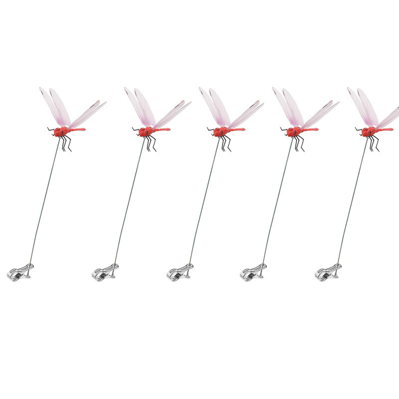 Dragonfly Garden Decoration Clips