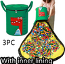 Felt Storage Bag Toy Play Mat 2 In 1 Pull Rope