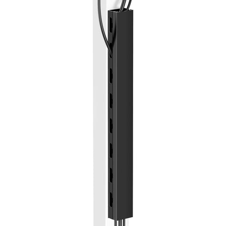 ENONCI Magnetic Cable Management Channel for Desk15.4 Inch Updated Open Slot Cord Organizer Cable RacewayCable Hider Cord Management Under DeskWire Hider Cover for Home Office