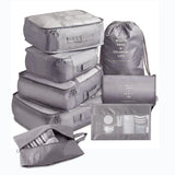 8-Piece Luggage Organizer Set for Travel Storage
