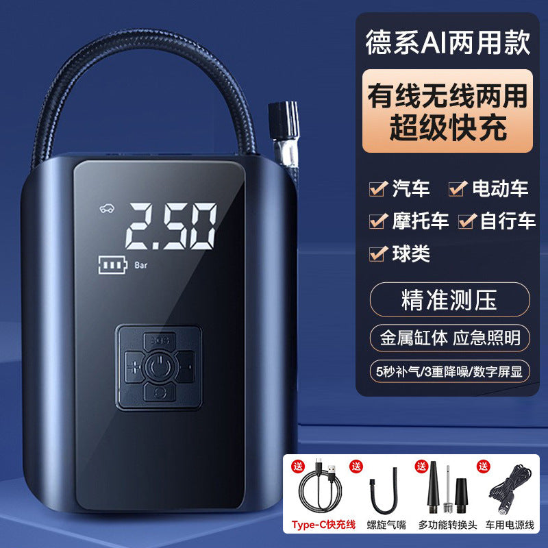 Portable Wireless Car Air Pump for Tires