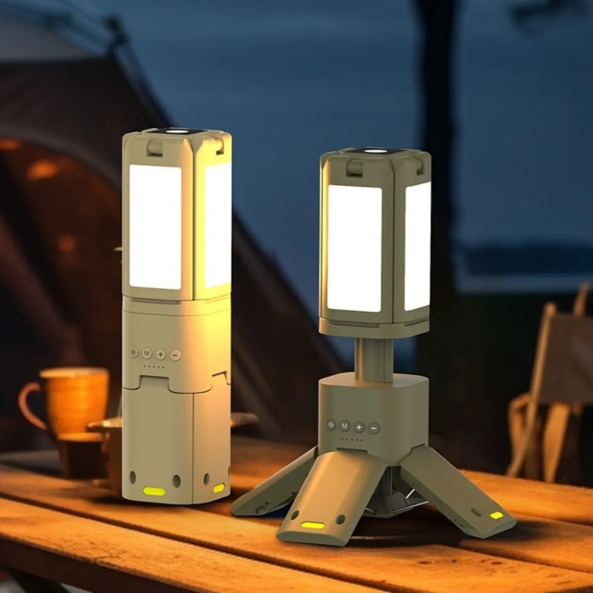 Folding Camping Lantern with Long-Life Battery