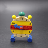 Wooden Educational Puzzle Clock for Kids (Interactive Toy)