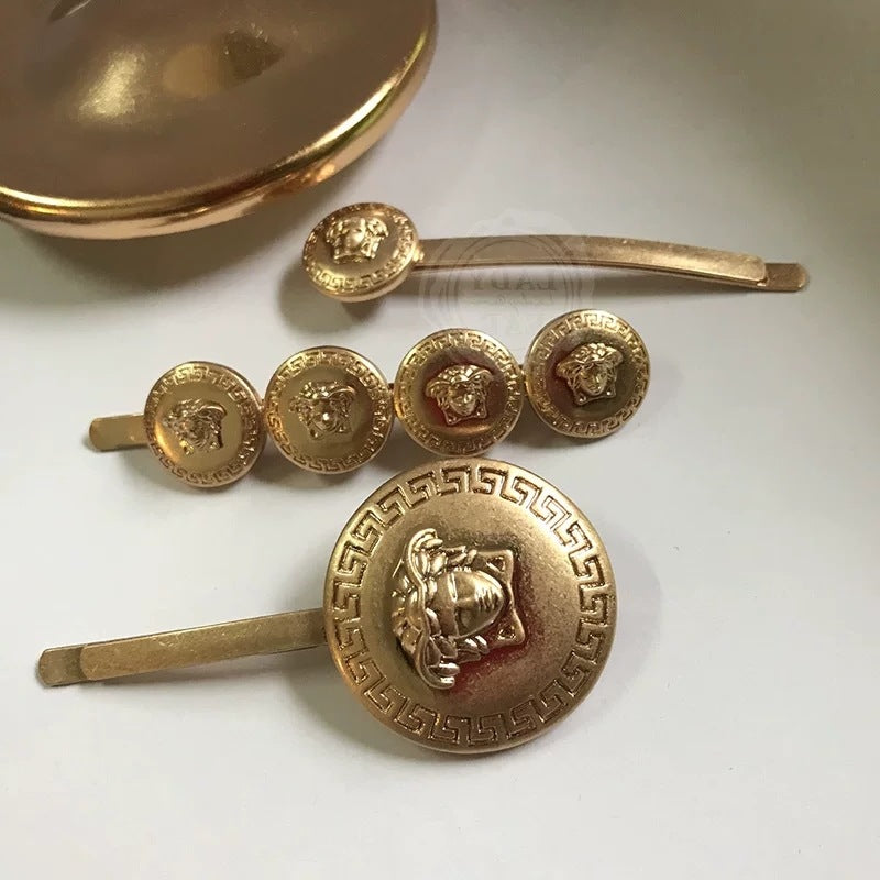 Copper Portrait Hair Clip (Bobby Pin)