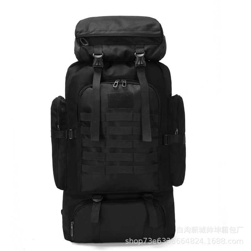 80L Camouflage Outdoor Backpack for Hiking and Camping