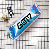 Laser Transparent Color Pencil Case, Korean Style Stationery