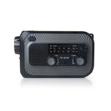 Hand-Crank Emergency Radio with Solar Charging for Camping