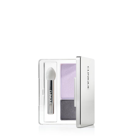 Clinique All About Shadow Duo Eye Shadow Makeup | Safe For Sensitive Eyes Blackberry Frost 0.05 Ounce