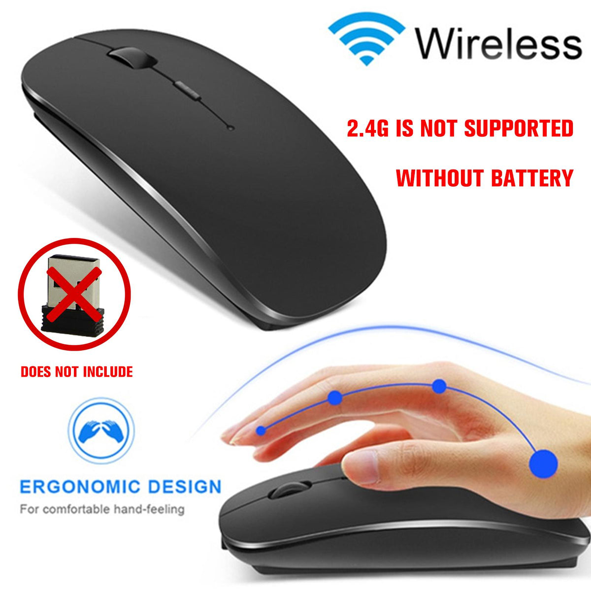 Bluetooth Wireless Computer Mouse