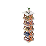 Multi-Layer Foldable Shoe Rack for Home Storage
