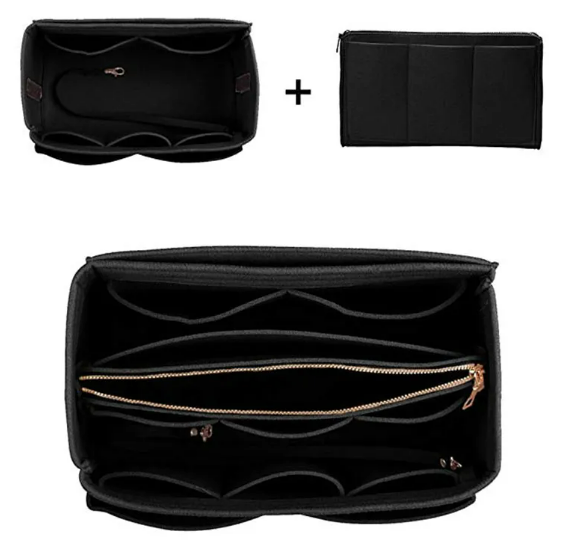 Felt cosmetic bag