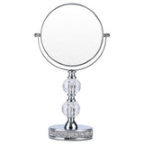Makeup Mirror 360 Degree Swivel Vanity Mirror Crystal Cosmetic Mirror 1X/5X Magnifying Double Sided MirrorAdjustable Makeup Mirror M020