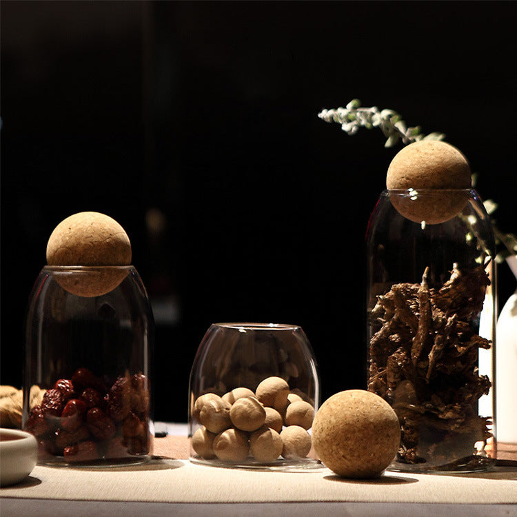 Transparent Glass Sealed Jar for Kitchen Storage