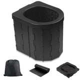 Portable Toilet for Camping Portable Potty for Adults Porta Potty Travel Toilet Commode Bucket Toilet for Camping Car Travel Outdoor Hiking Backpack Trips Tent Boat Beach Traffic Jam Home