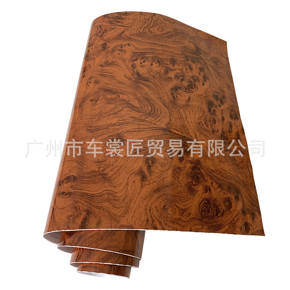 Waterproof Wood Grain Vinyl Wrap for Car Interior DIY