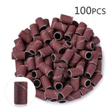 100 Pieces Nail File and Sanding Bands Set