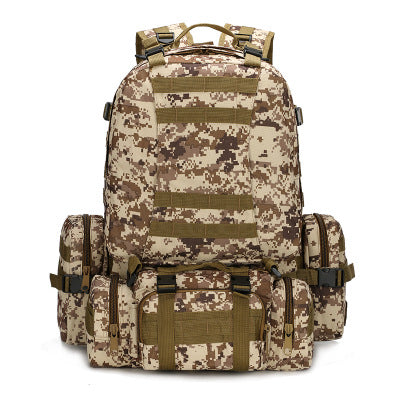 Men's Oxford Fabric Outdoor Backpack - Camouflage Hiking Bag