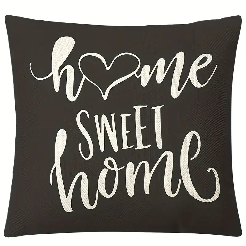 Linen Blend Geometric Cushion Cover for Home Decor