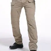 Men's Plus Size Waterproof Tactical Cargo Pants for Hiking