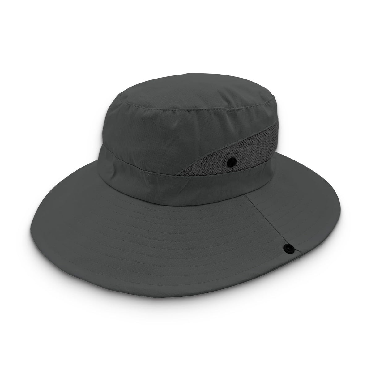 Foldable Sun Hat for Women Fishing Hats for Men Wide Brim Sun Hat with Mesh Bucket Hat for Hiking Beach Camping Outdoor Anti-UV Sun Protection Boonie Hats (US Numeric 7 Gray)