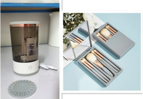 Electric Makeup Brush Cleaner with USB Charging