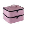 Portable Nail Polish Organizer with Dual Compartments