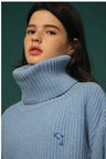 Trendy Oversized Turtleneck Sweater for Couples